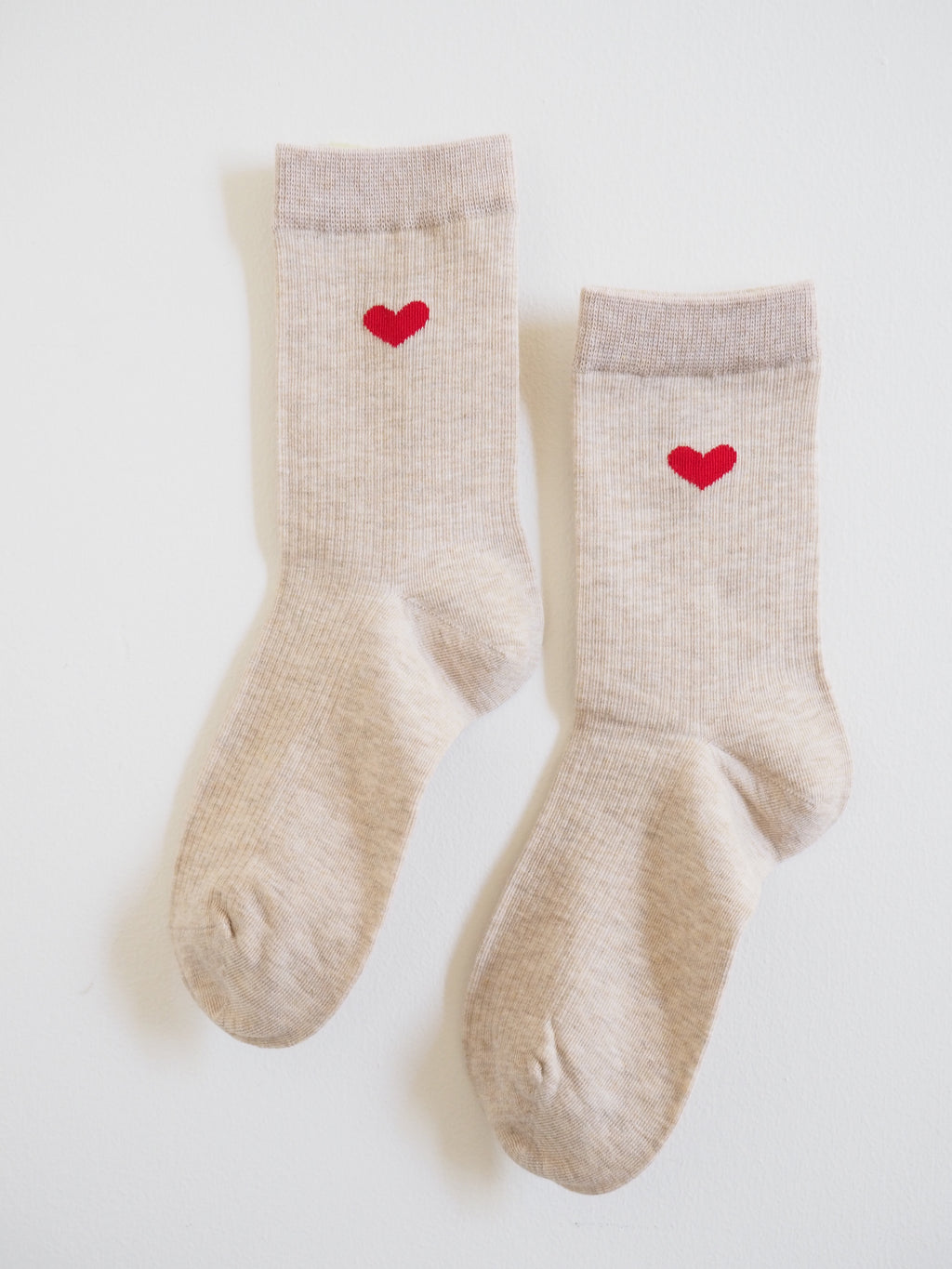Heart socks - Red heart