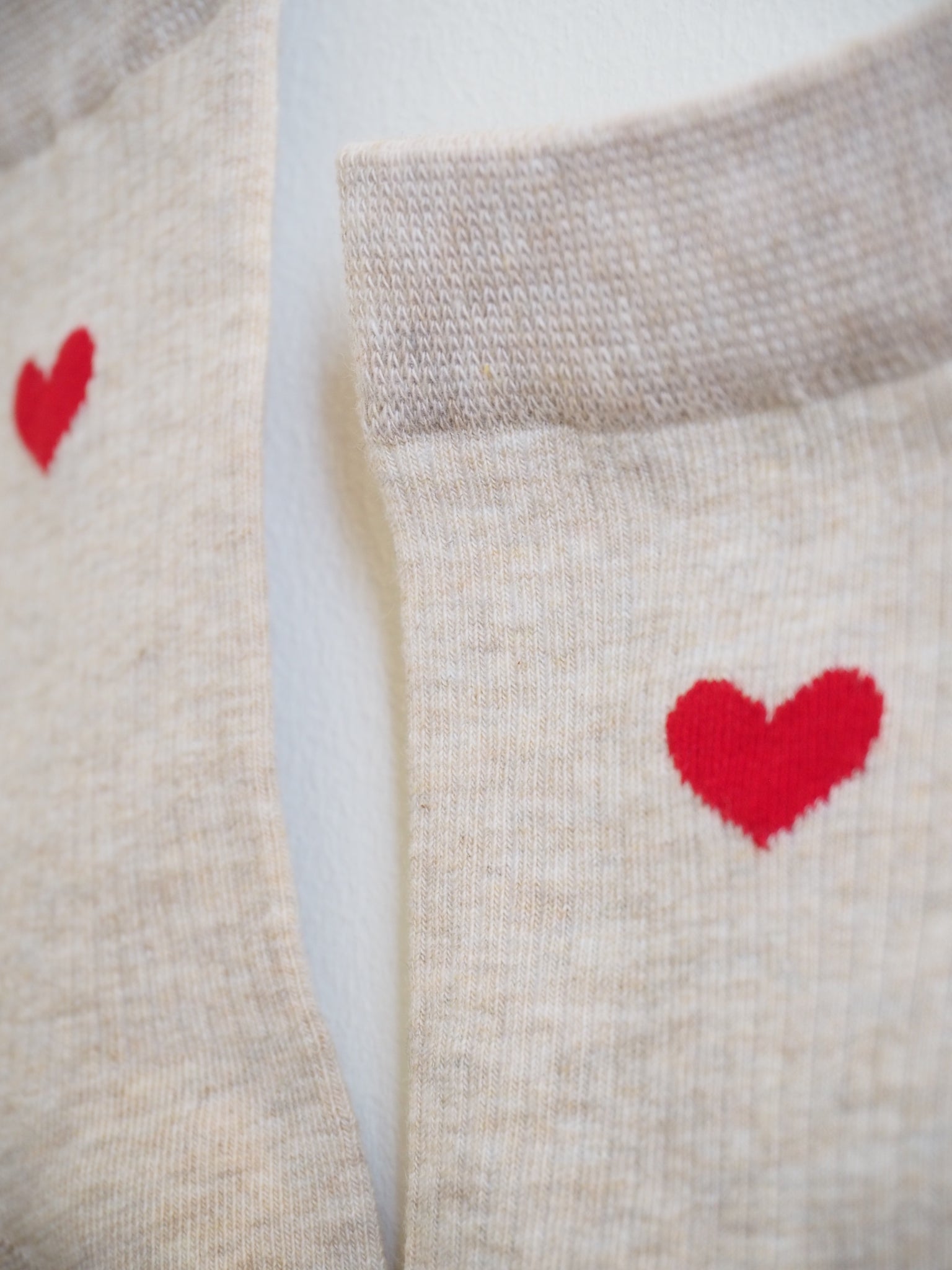 Heart socks - Red heart