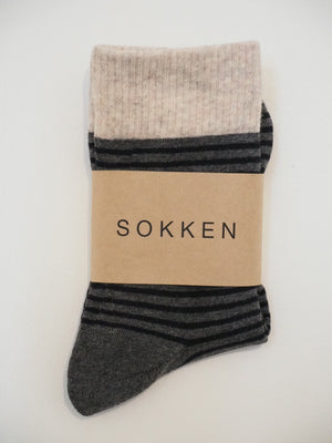 S O K K E N Sunday Socks - Liquorice