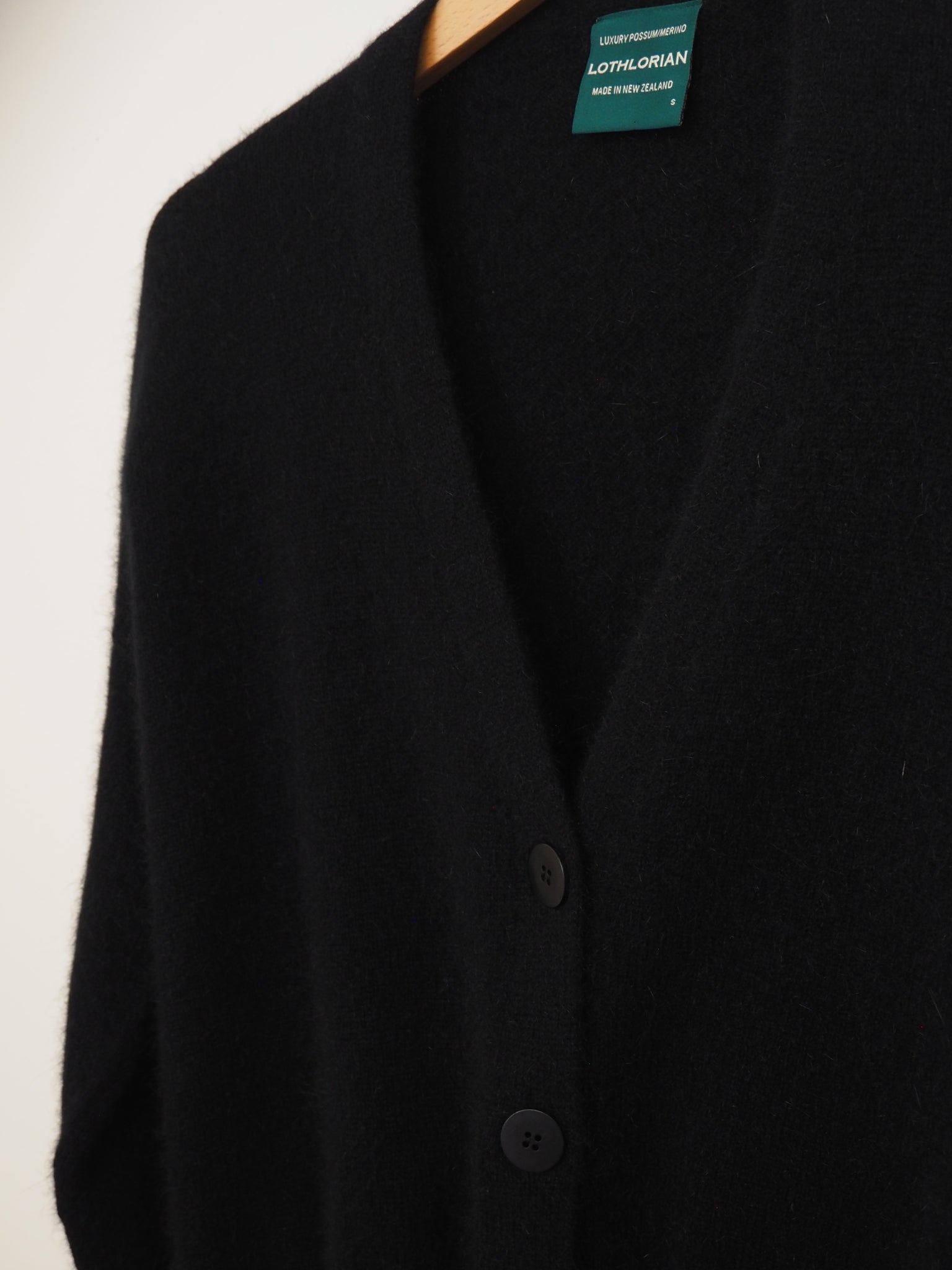 V-neck cardigan - Black