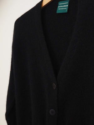 V-neck cardigan - Black