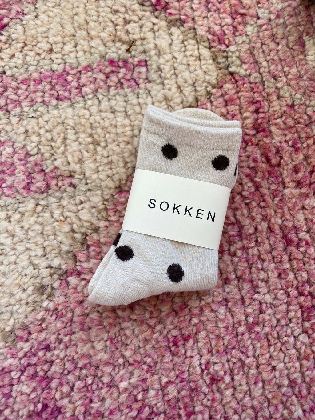 Polka socks - Vanilla