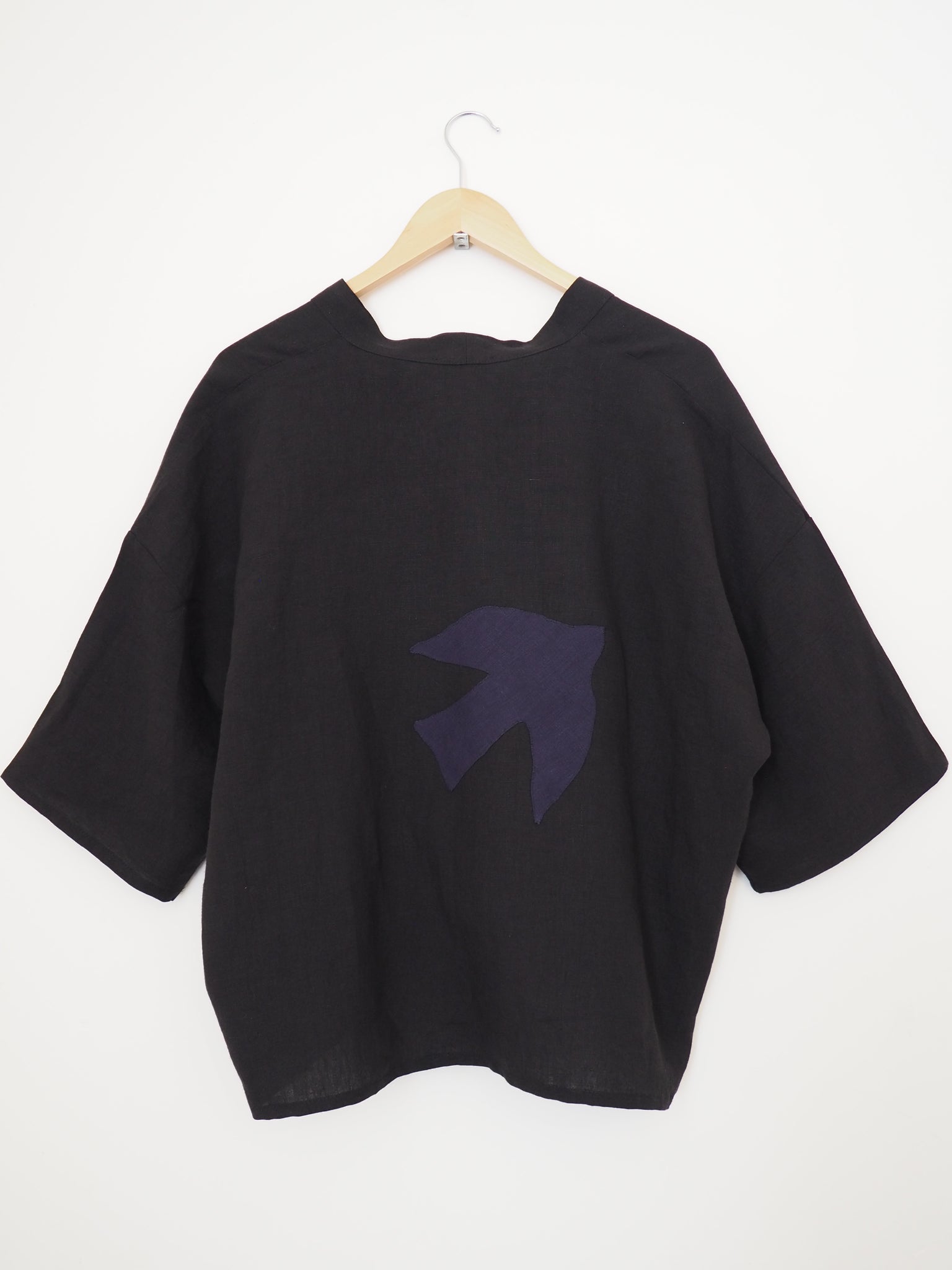 Temple top- Black+Dove