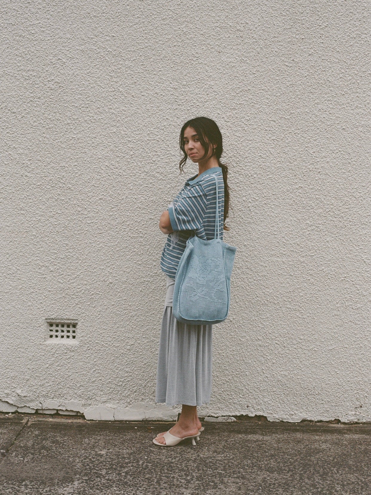 Crochet Bag- Blu