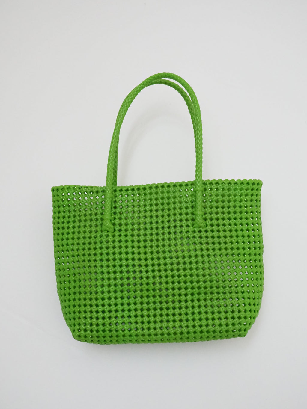 Hand made shopping basket - Green small