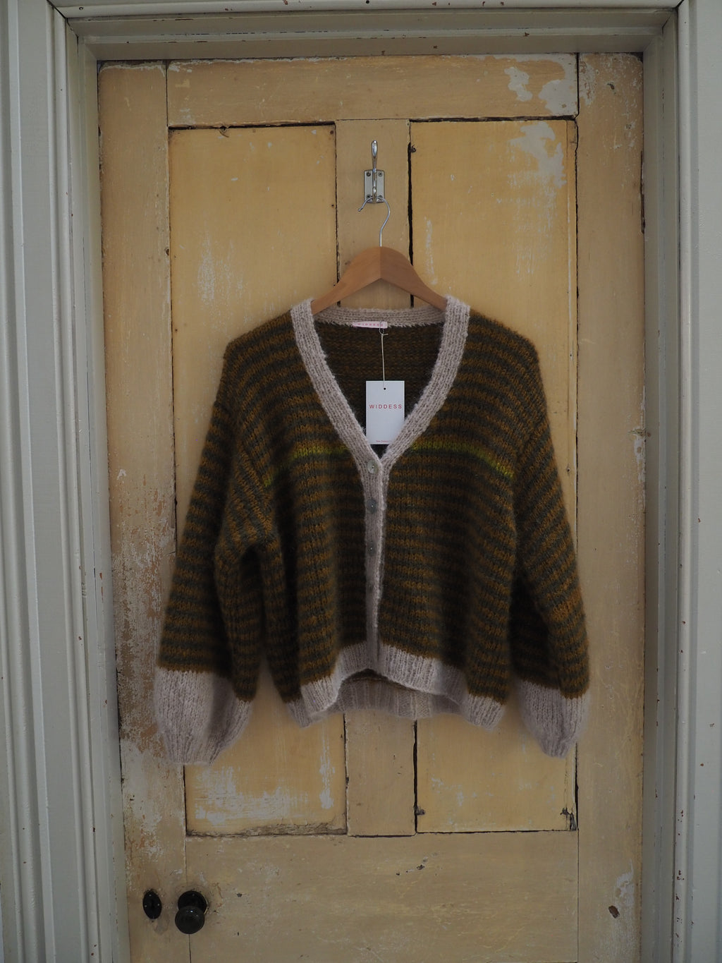 Hand knit cardi -Rope