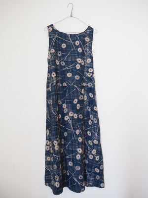 Evan dress - Indigo Bloom