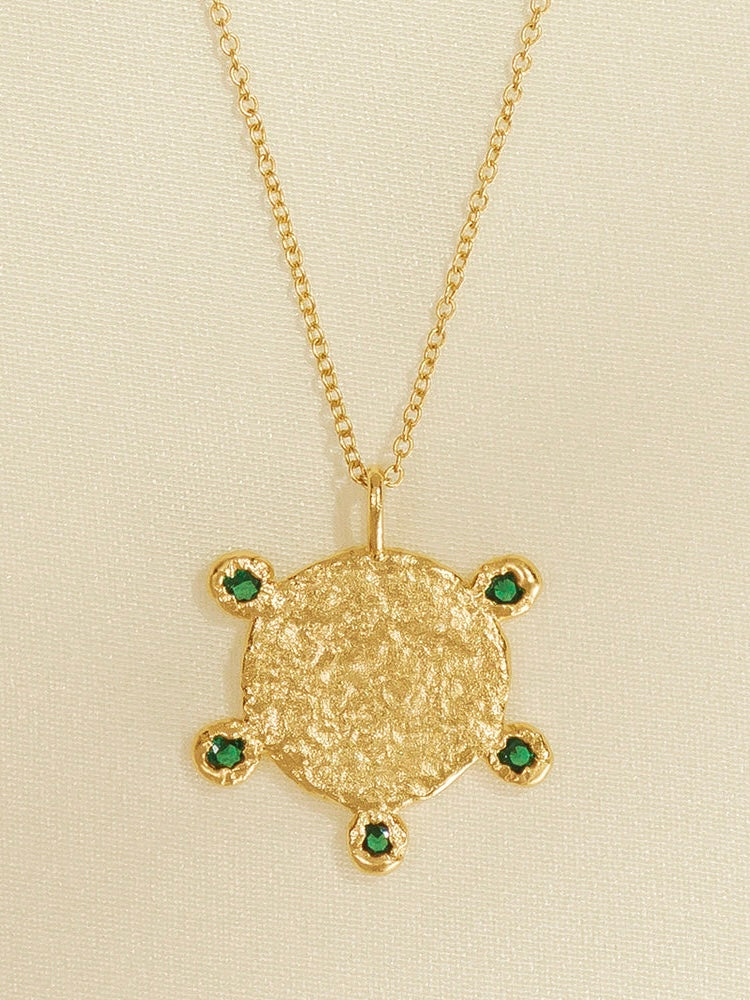 Agapé - Diana green necklace