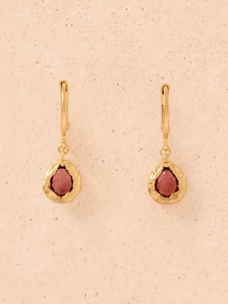 Agapée - Lysia Rosewood earrings
